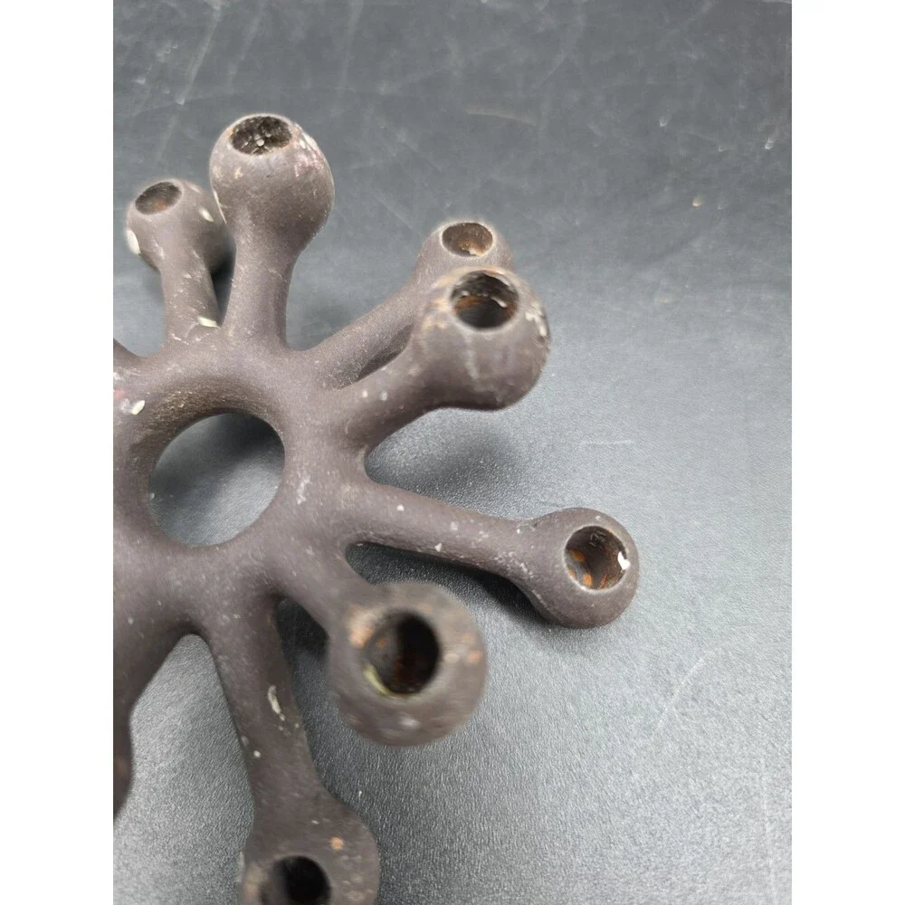 Vintage Dansk Designs Cast Iron “Spider” Candle Holder